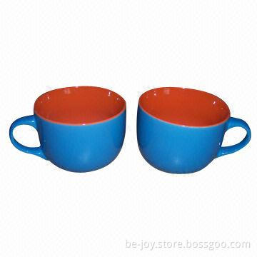 18oz Stoneware soup mug, OEM designs are acceptable